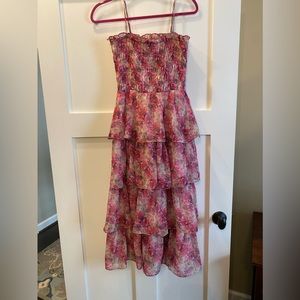 Beautiful Lucy Paris floral maxi dress. Small women’s.